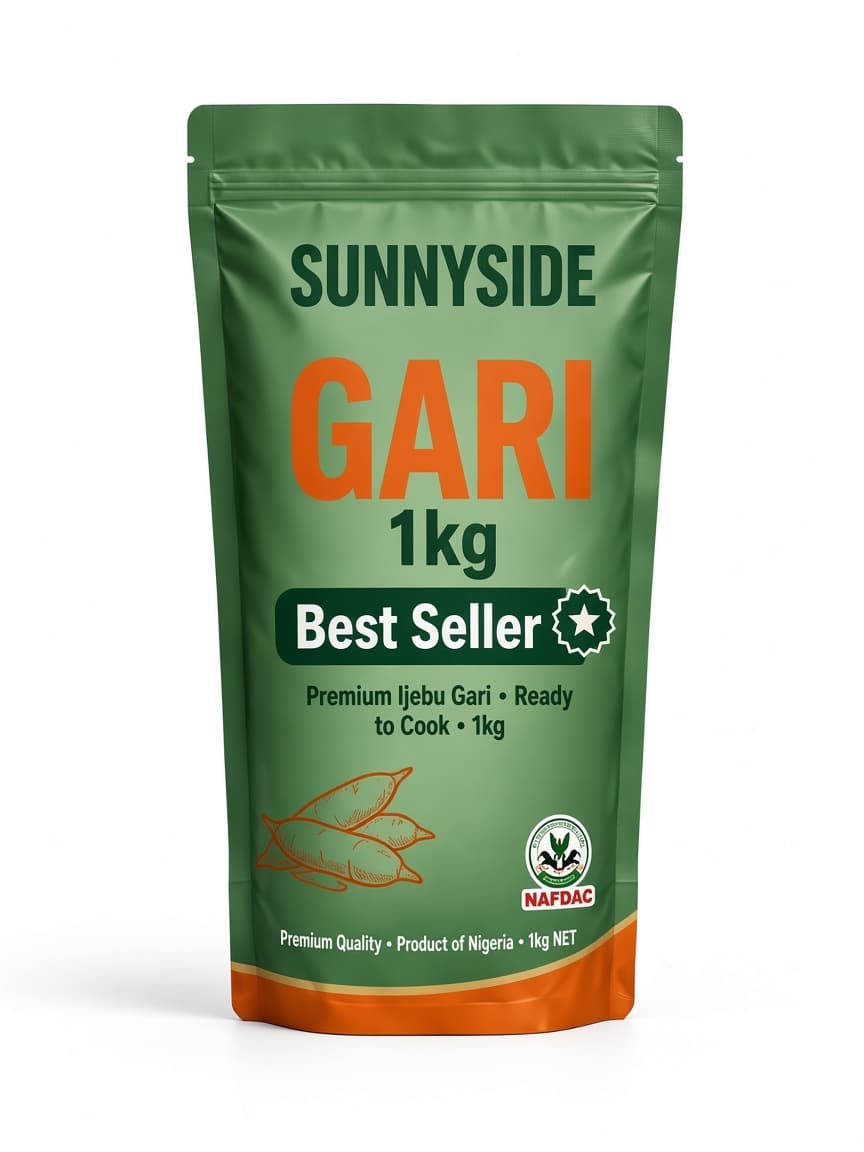 Sunnyside Premium Gari 1kg Best Seller — Cassava Gari